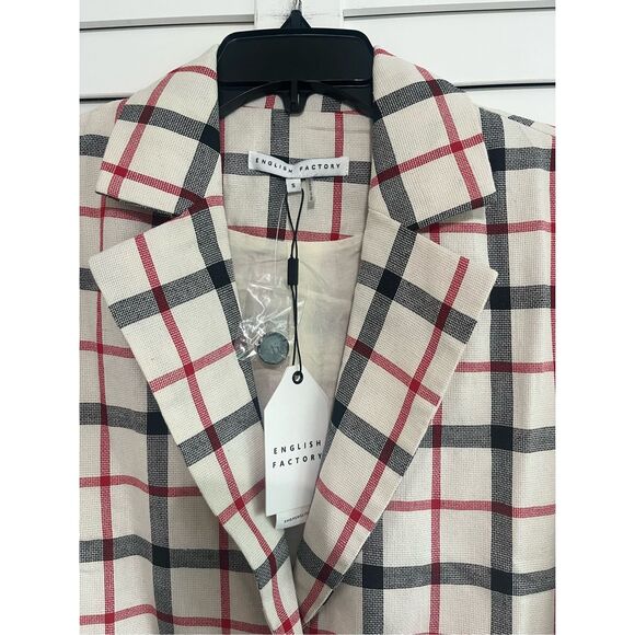 English Factory Long Light Weight Striped Jacket Size Small NWT - Picture 2 of 6